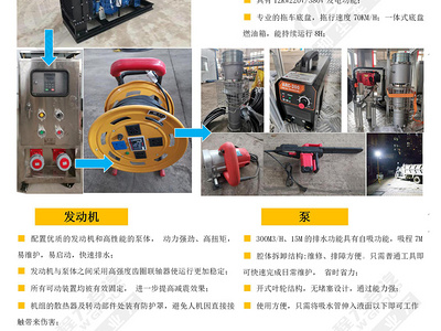 各种拖挂式防汛排涝发电抢险泵车定制[1000m³/h]图片