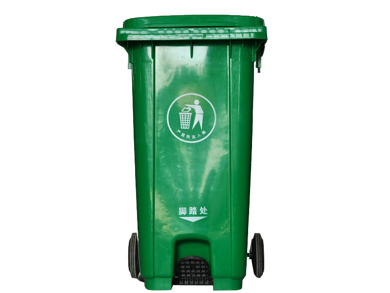 240L绿色垃圾桶