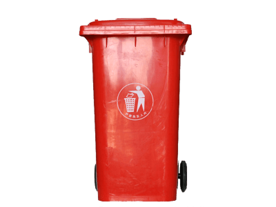 120L紅色垃圾桶圖片