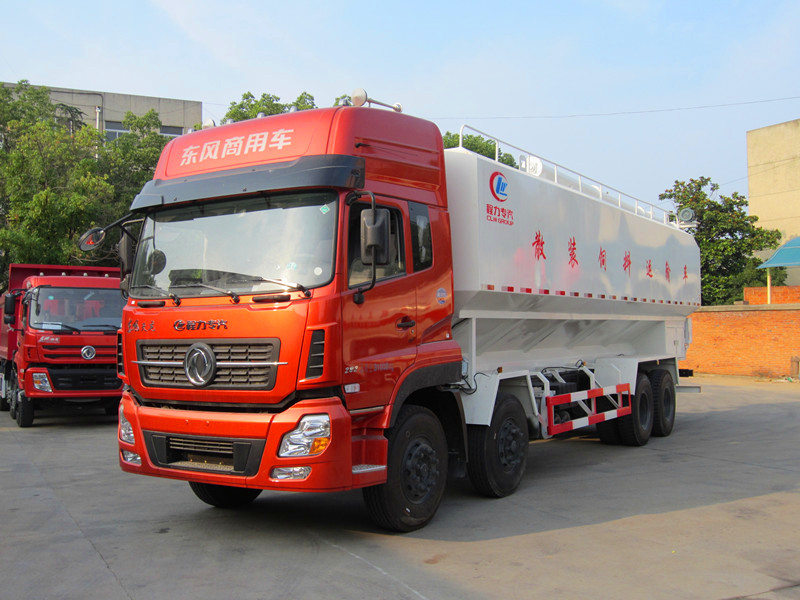 东风天龙（40方/20吨）散装饲料运输车