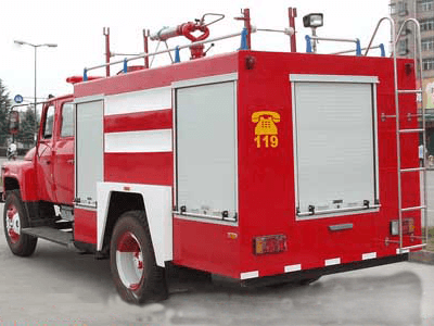 东风140水罐（泡沫）消防车载液3.5吨图片