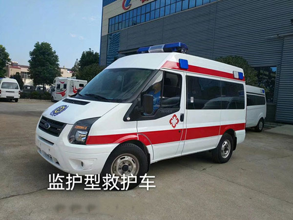 江铃新世代V348母婴运输型救护车成功发往重庆