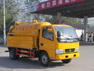 东风蓝牌水罐1.5吨污水罐1.8吨清洗吸污车（联合疏通车）图片