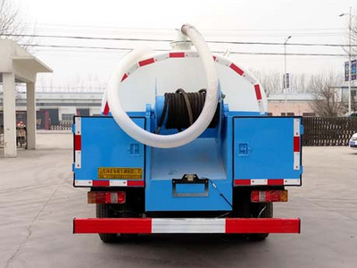 时风清水1.5吨污水2吨蓝牌清洗吸污车图片