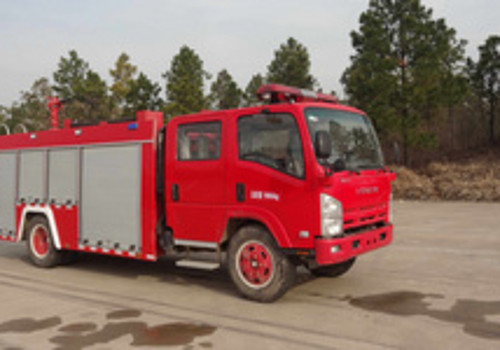 水罐消防车各部分的功能介绍图片