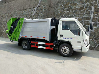 福田小卡（4方蓝牌）压缩式垃圾车图片