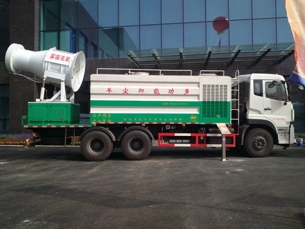 东风天龙15吨洒水车120米多功能抑尘车（国五）图片