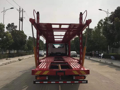 陕汽4x2车辆运输车 轿运车 中置轴轿运车图片