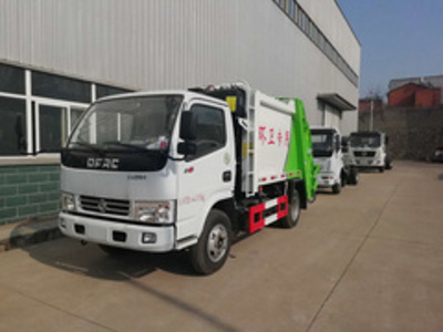 杭州市程力威东风6方国五压缩式垃圾车-压缩垃圾车的作用
