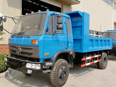 东风10吨自卸车 出口蒙古发车视频图片