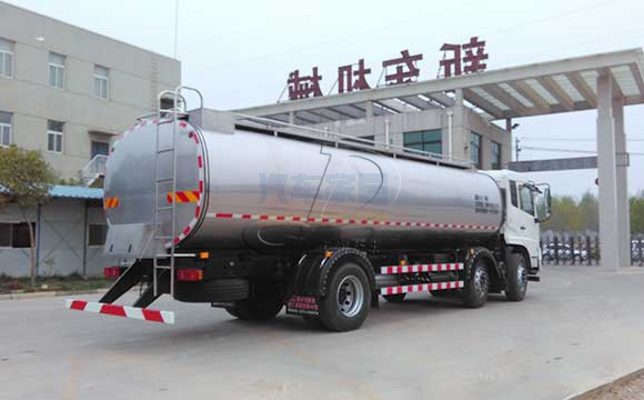 食用油运输车 东风牛奶液体运输车图片
