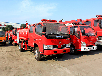 东风多利卡3.64吨单排消防洒水车图片