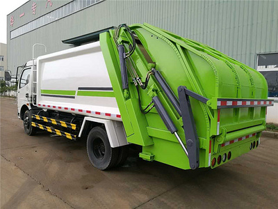 小区压缩垃圾车清运垃圾车可装作业多少桶厂家价格