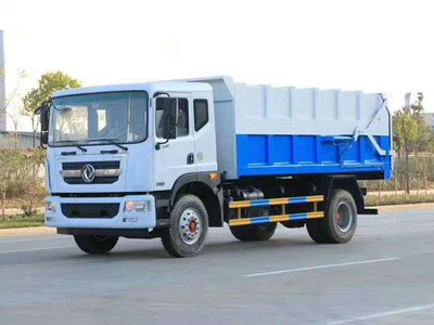 东风大多利卡D9对接自卸式垃圾车图片