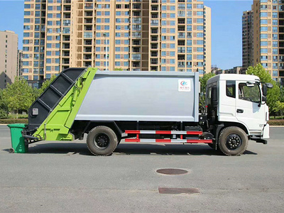 东风大型12方压缩垃圾车垃圾箱采购厂家直销垃圾分类