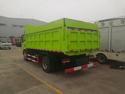 国六东风多利卡翼展自卸式垃圾车新品上市图片