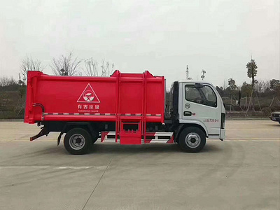 虹宇自装卸式垃圾车图片