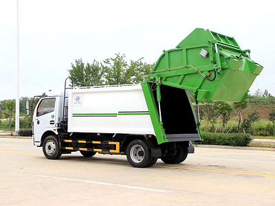 首批国六8立方垃圾车-8立方压缩垃圾车基本配置图片图片