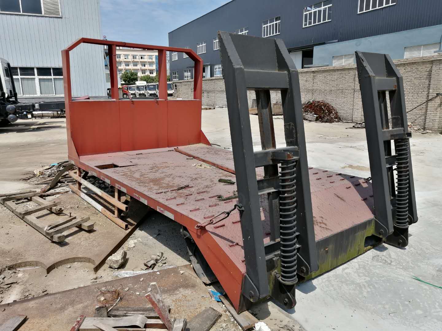 二手平板拖车/二手挖机平板拖车/二手挖机平板运输车/