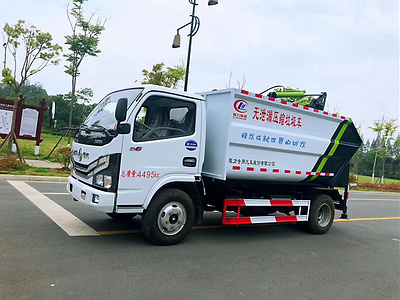 国六东风D6多利卡自装卸式垃圾车图片
