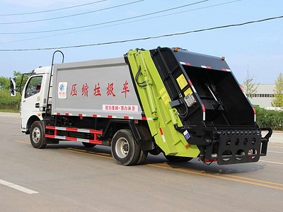 东风8吨压缩式垃圾车图片