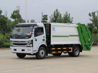 国六 江铃顺达5-6方压缩垃圾车厂家直销视频视频图片