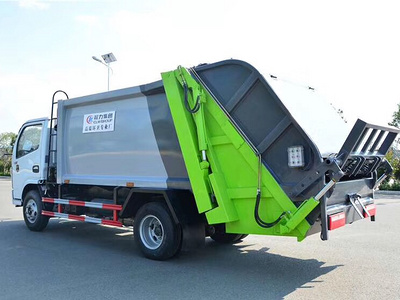 国六东风6方压缩垃圾车已落实图片