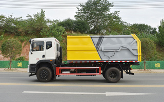 东风天锦对接式垃圾车展示图片