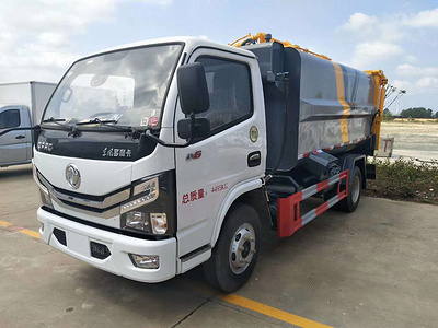 国6东风多利卡D6自装卸式垃圾车配置报价
