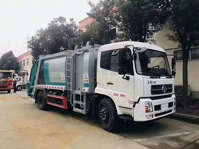 东风天锦垃圾分类压缩垃圾车厂家图片