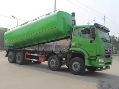 工地淤泥运输车多少钱，重汽豪瀚22-25吨於泥运输车价格图片