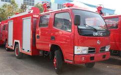 东风多利卡2立方水罐消防车