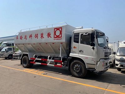 东风天锦22方11吨散装饲料运输车图片