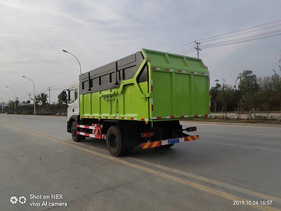 东风国六燃气垃圾转运车标准图片图片