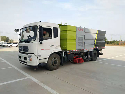 东风天锦国五洗扫车已送达青岛图片杂项危险物品厢式运输车图片