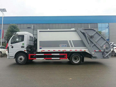 国六8方压缩式垃圾车170大马力厂家直销图片