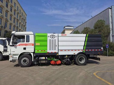 國六9噸陜汽德龍洗掃車