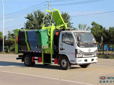 国六小多利卡6方侧装压缩垃圾车最实用的垃圾车图片