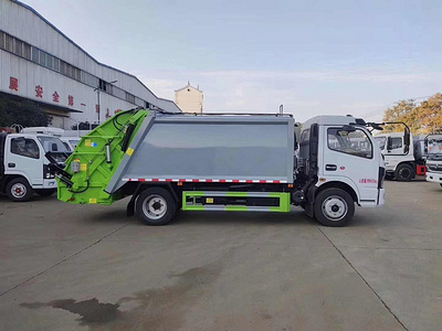 国六排放东风凯普特8方压缩式垃圾车配置价格图片