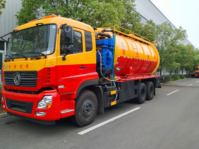 清洗吸污车 东风国六清洗吸污车 高压清洗吸污车 奥龙品质图片