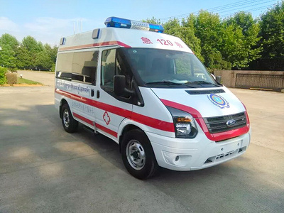 福特V348全顺短轴监护型救护车图片