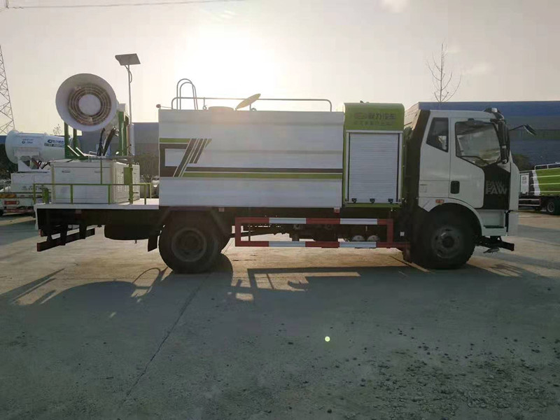 国六解放12吨抑尘车|60-80米雾炮车图片