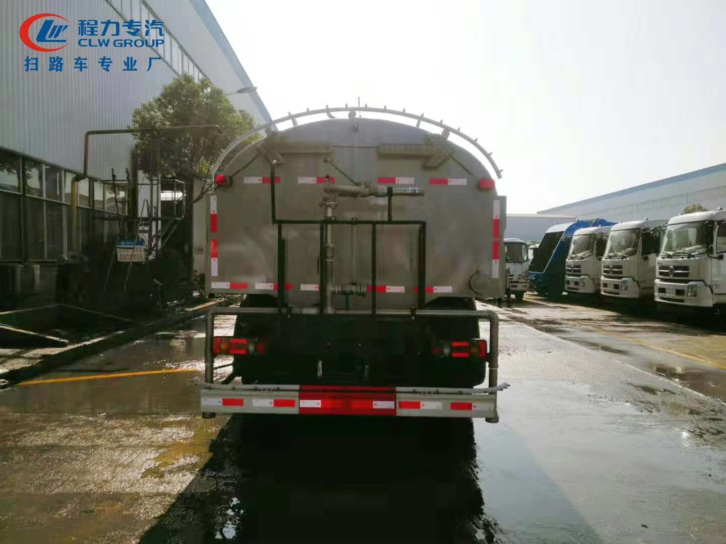 国六东风天锦10吨路面清洗车|高压冲洗车图片