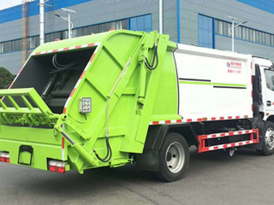 东风压缩式垃圾车简介，压缩式垃圾车生产规格图片