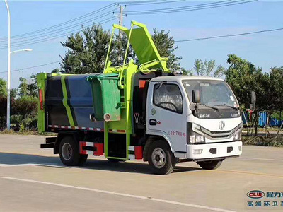 东岳自装卸式垃圾车图片