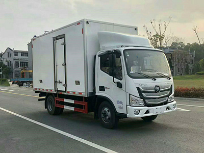 国六福田欧马可S1冷藏车4.2米冷藏车康明斯130马力图片