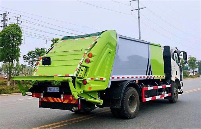 (国六)解放12吨压缩式垃圾车图片