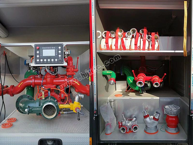 湖北消防器材厂生产的16吨泡沫消防车