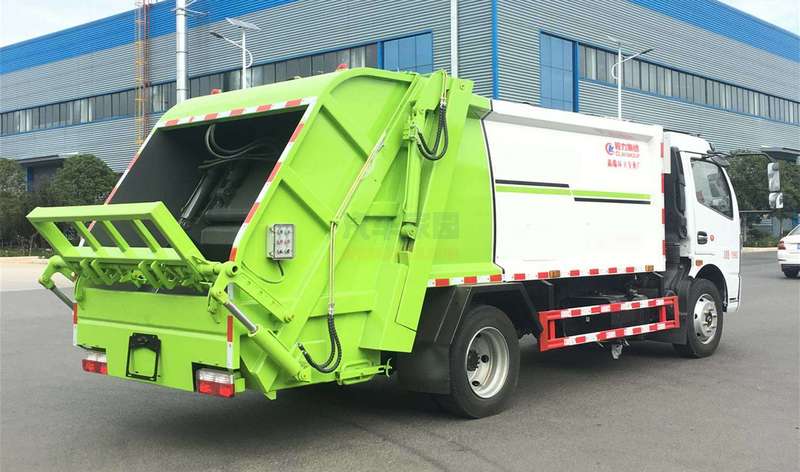 国六垃圾车  大多利卡垃圾车  国六压缩垃圾车图片