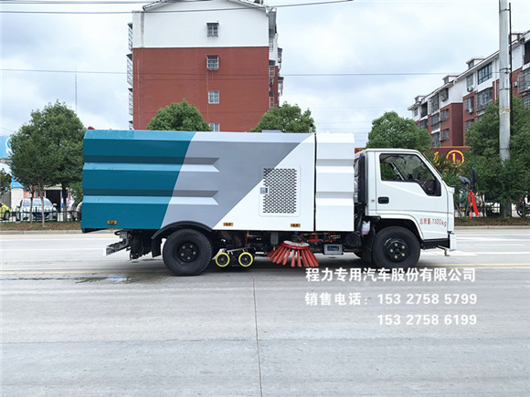 国六江铃顺达N600型5.5方洗扫车图片